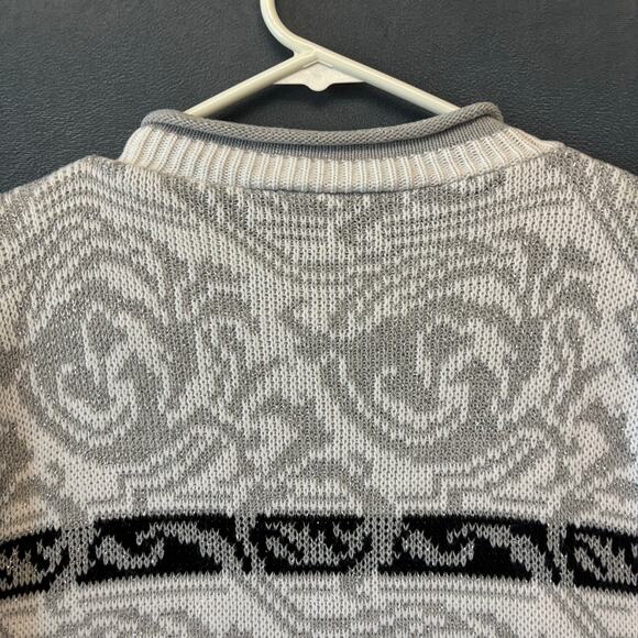 Vintage JJ Brown USA Knit Sweater Rollneck Holiday Winter Christmas Sparkly Glam - Picture 9 of 9
